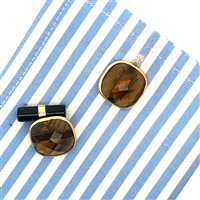 Cufflinks Cianfrone Gioielli Man in Gold Topazio GEOR-7-198 - GEOR-7-198